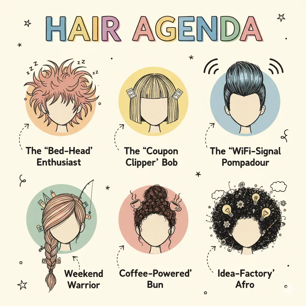 When the Hair Has Its Own Agenda