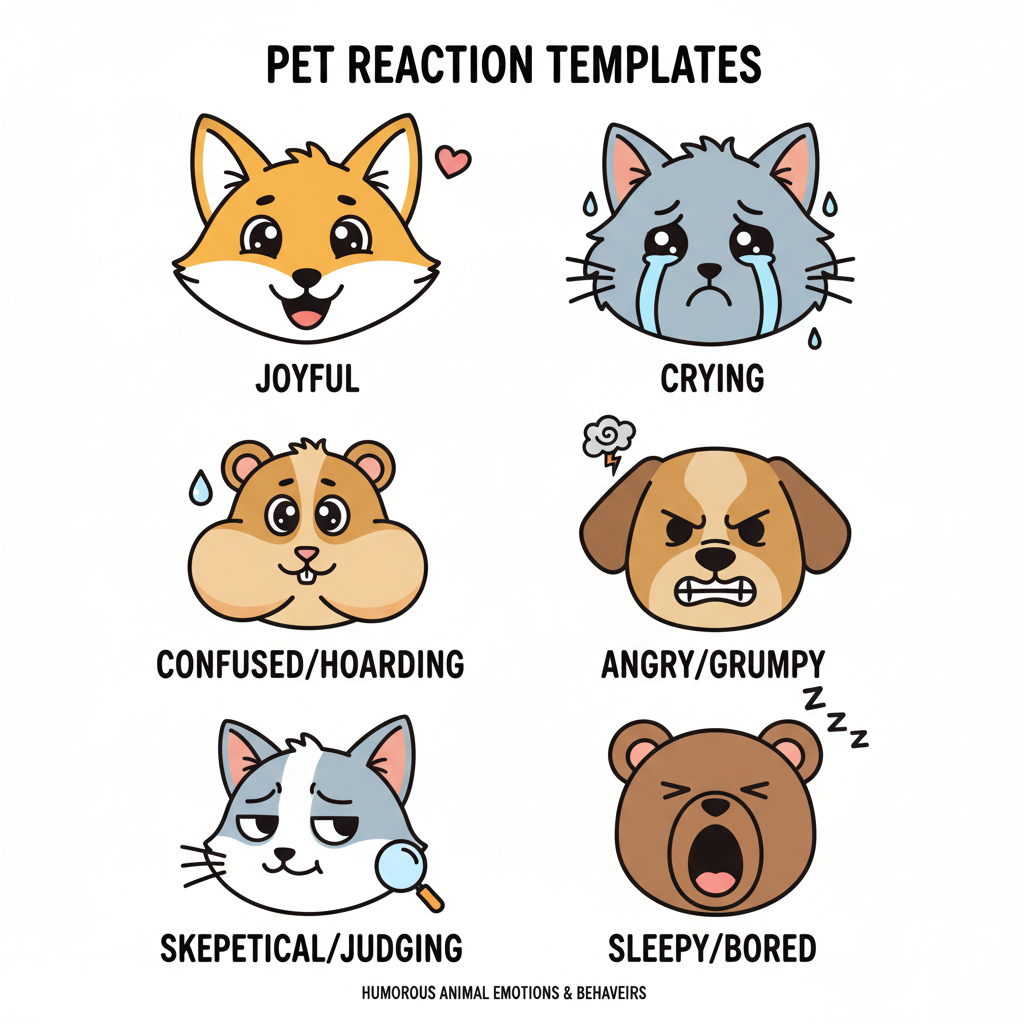 Pet Reaction Templates