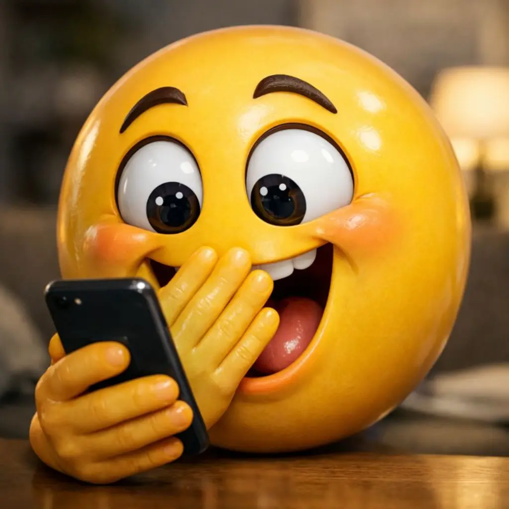 Emoji Reading That Message