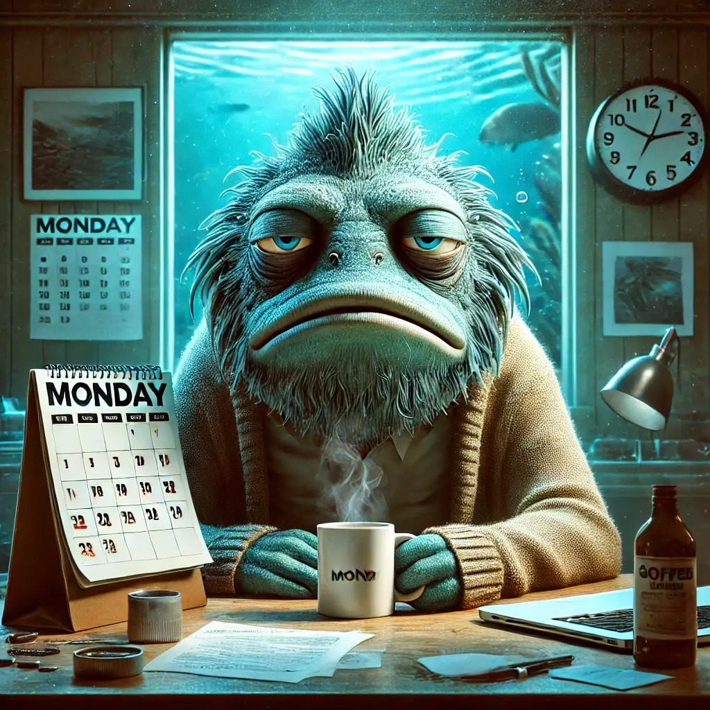 Squidward Monday Mood Meme