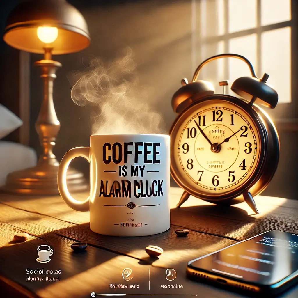 Coffee Is My Alarm Clock