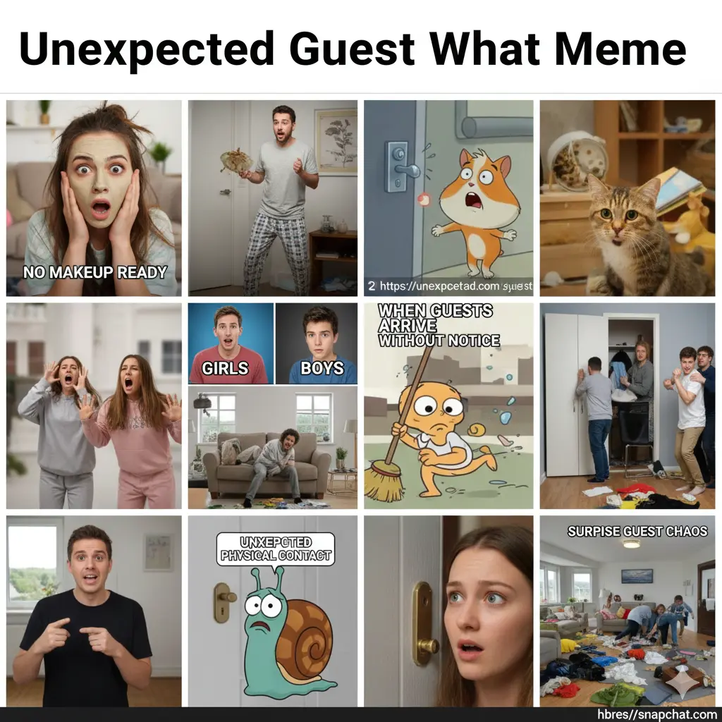 Unexpected Guest What Meme