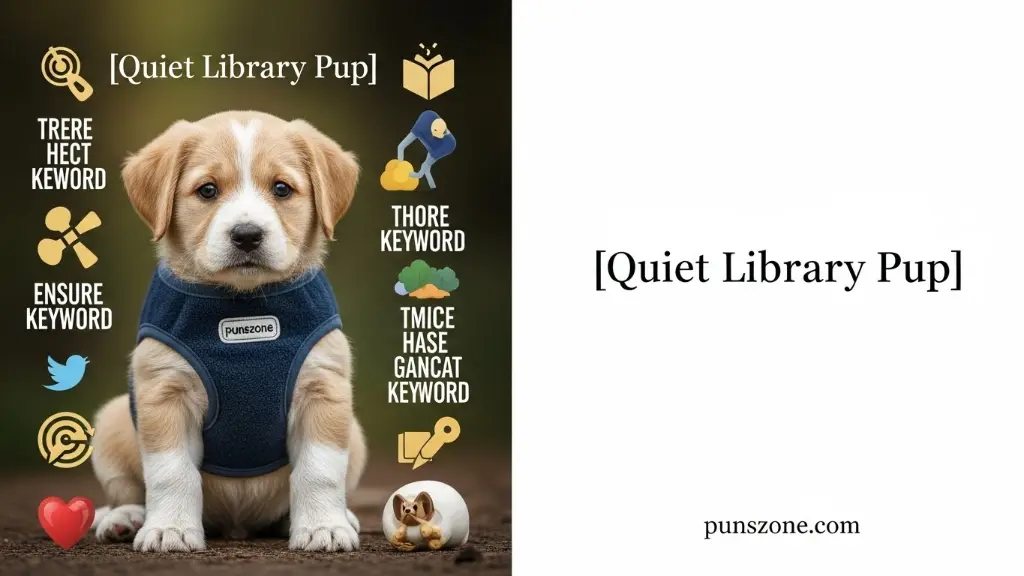 Quiet Library Pup