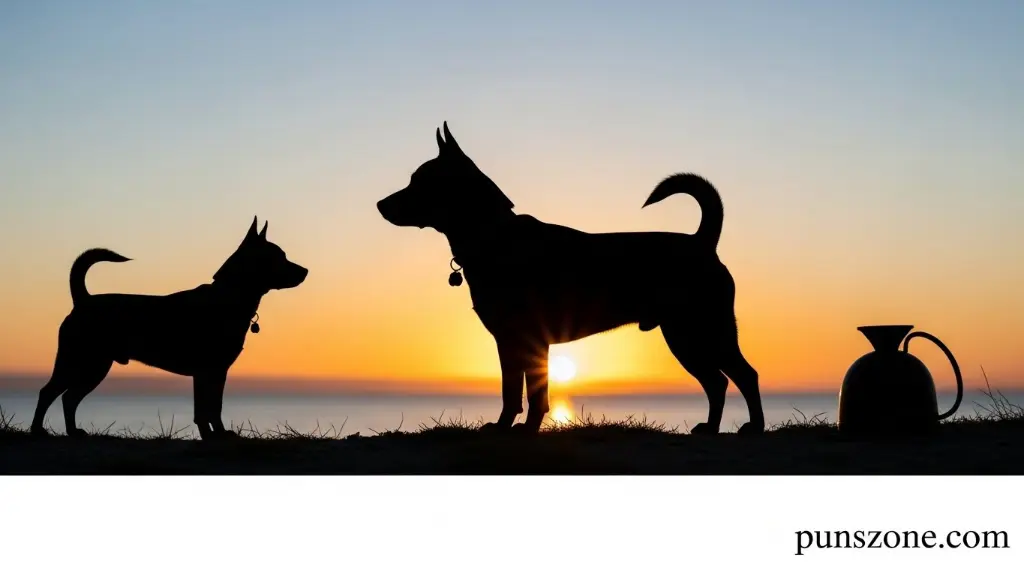 Meme Dog After Barking at Nothing