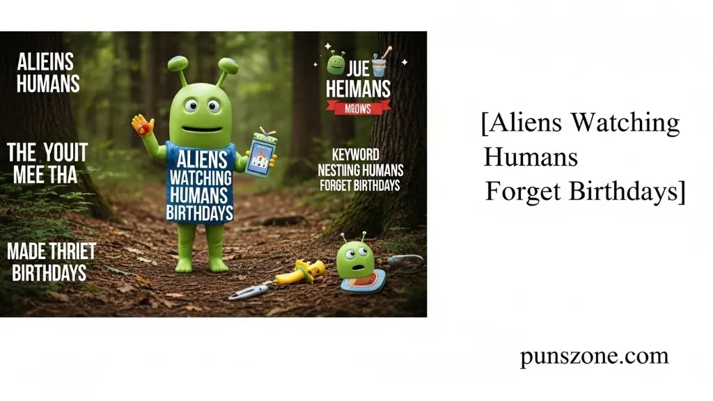 Aliens Watching Humans Forget Birthdays