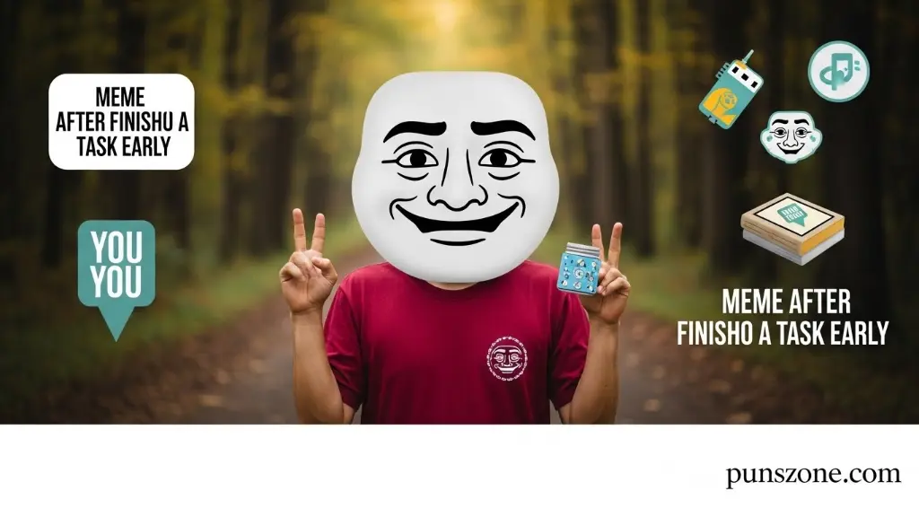 Meme Face After Finishing a Task Early