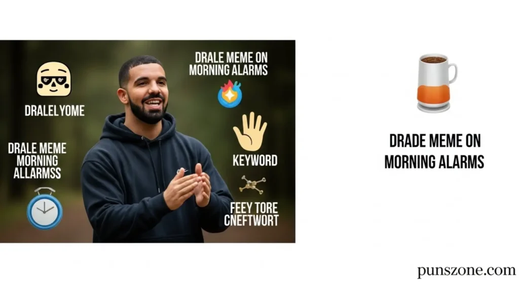 Drake Meme on Morning Alarms