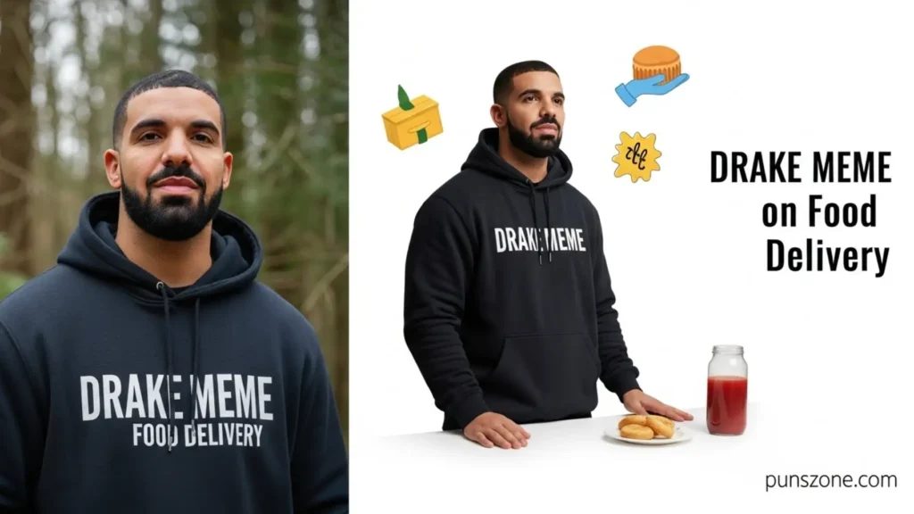 Drake Meme on Food Delivery