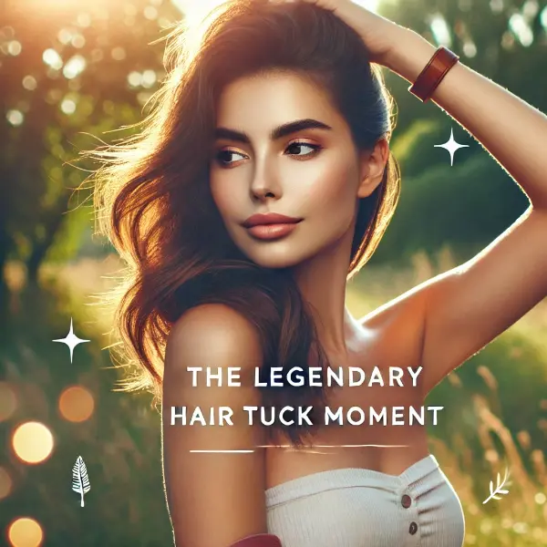 The Legendary Hair Tuck Moment