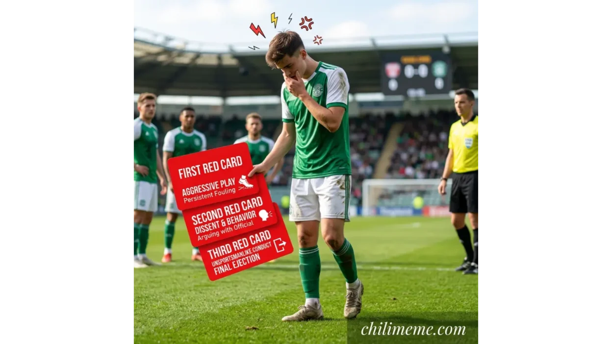 3 Red Cards meme