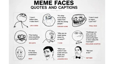 Meme Faces for Every Mood