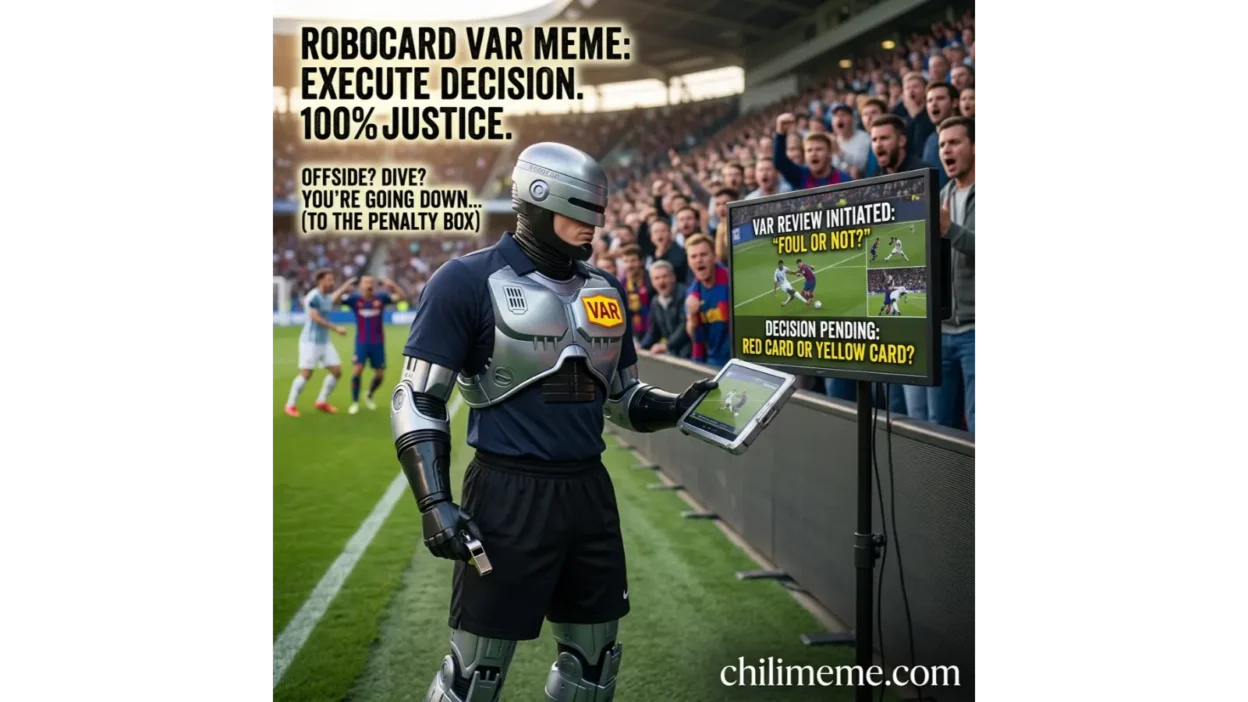 RoboCop ref VAR meme